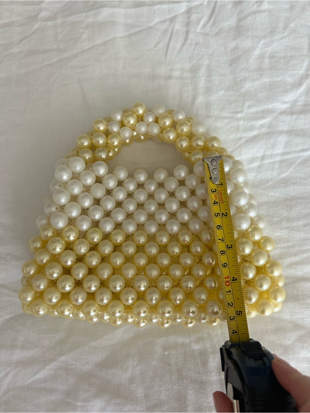 ZANZIBAR PEARL BEADED HANDBAG - Picture 6 of 6